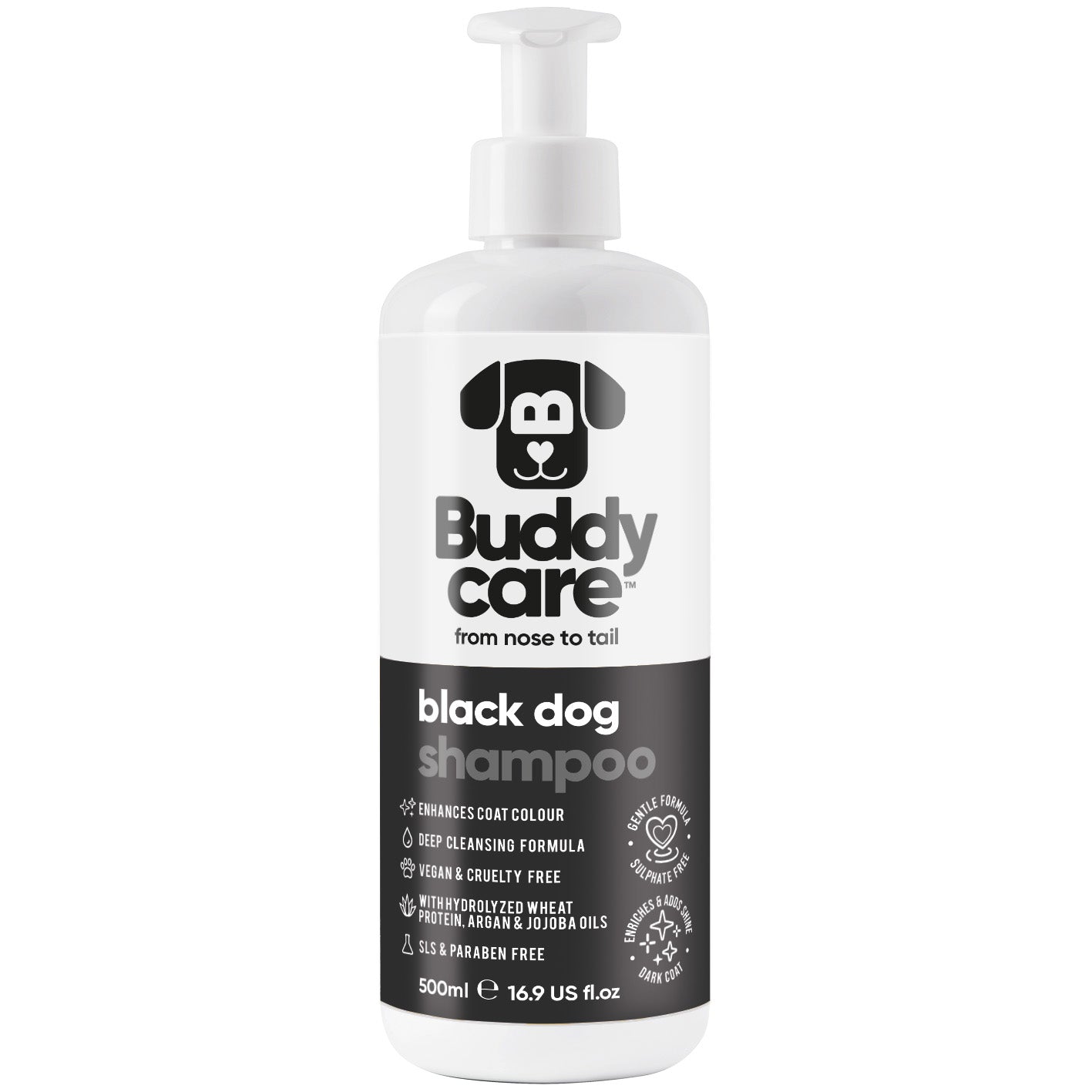 Buddycare Shampoo Black Dog 500ml