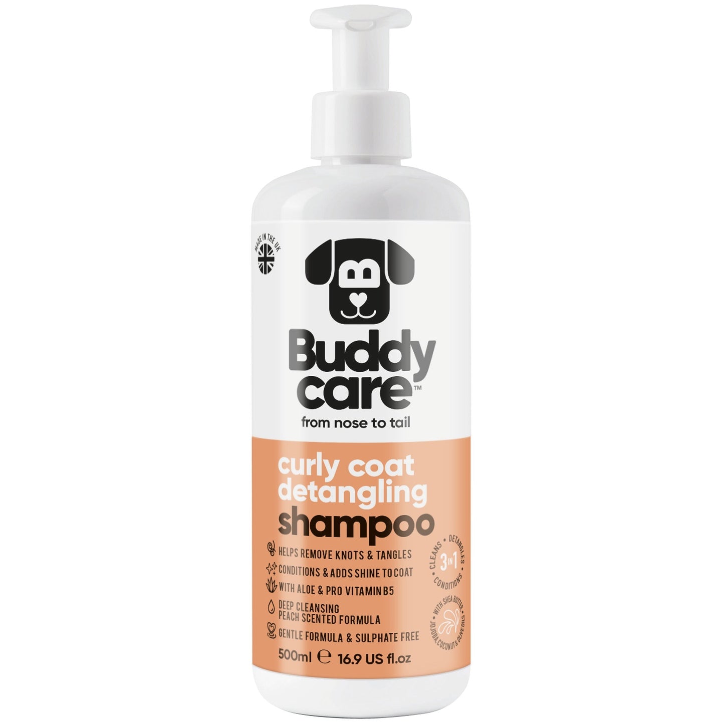 Buddycare Shampoo Curly Coat Detangling 500ml