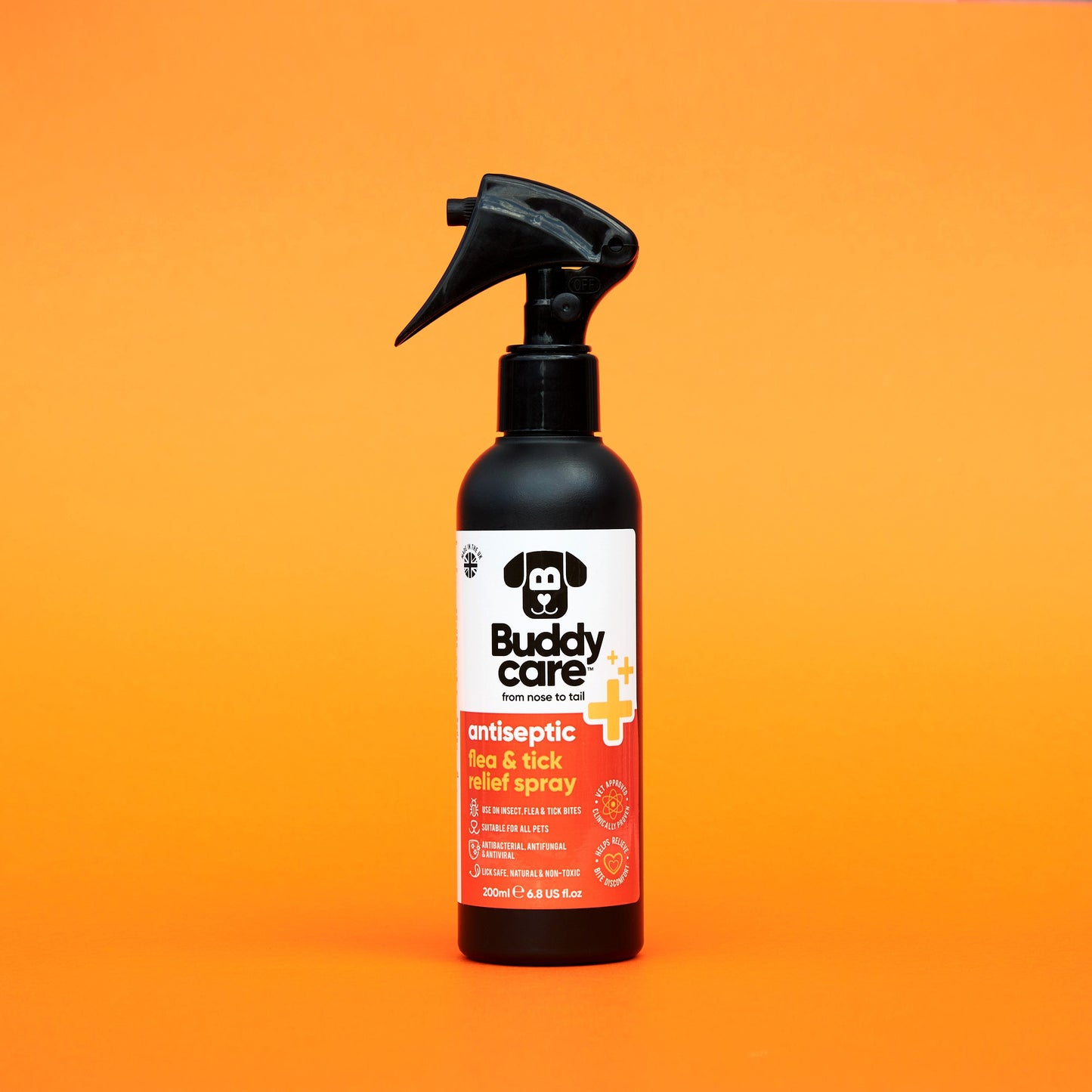 Buddycare Antiseptic Spray Flea & Tick 200ml