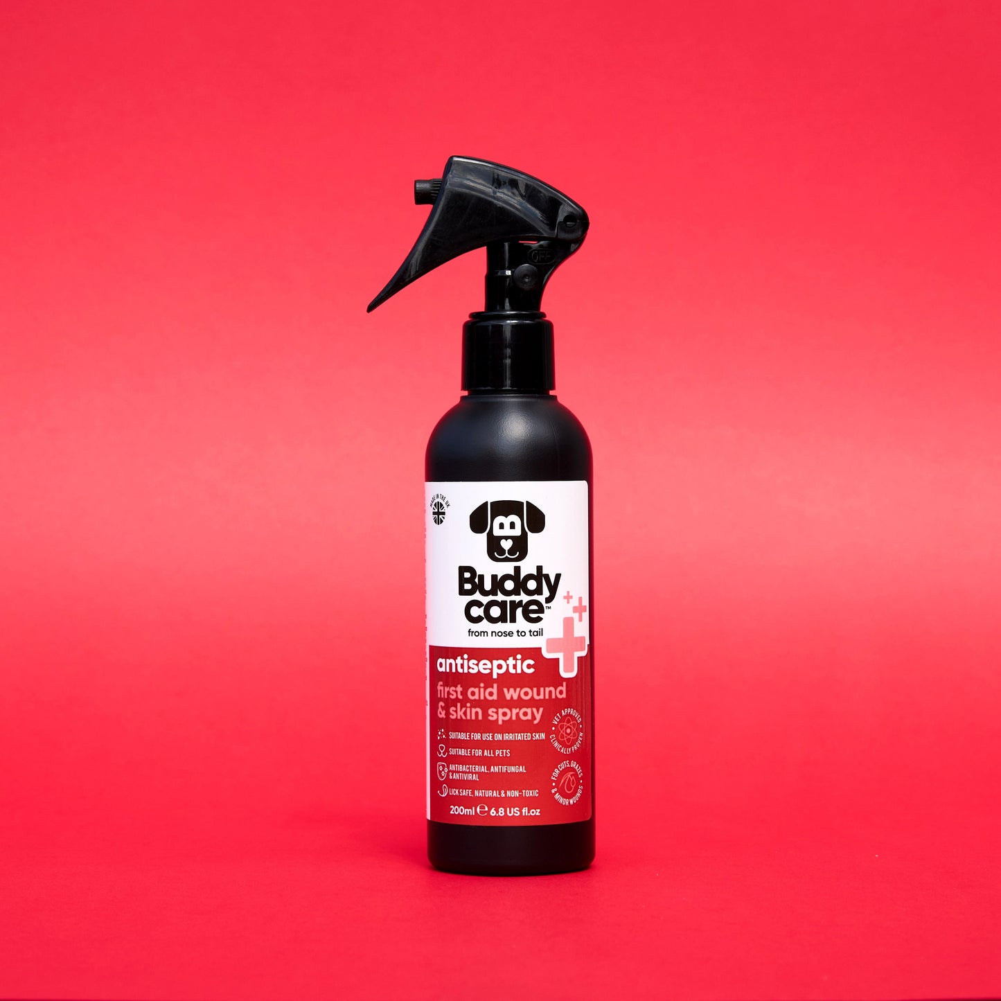 Buddycare Antiseptic Spray First Aid 200ml