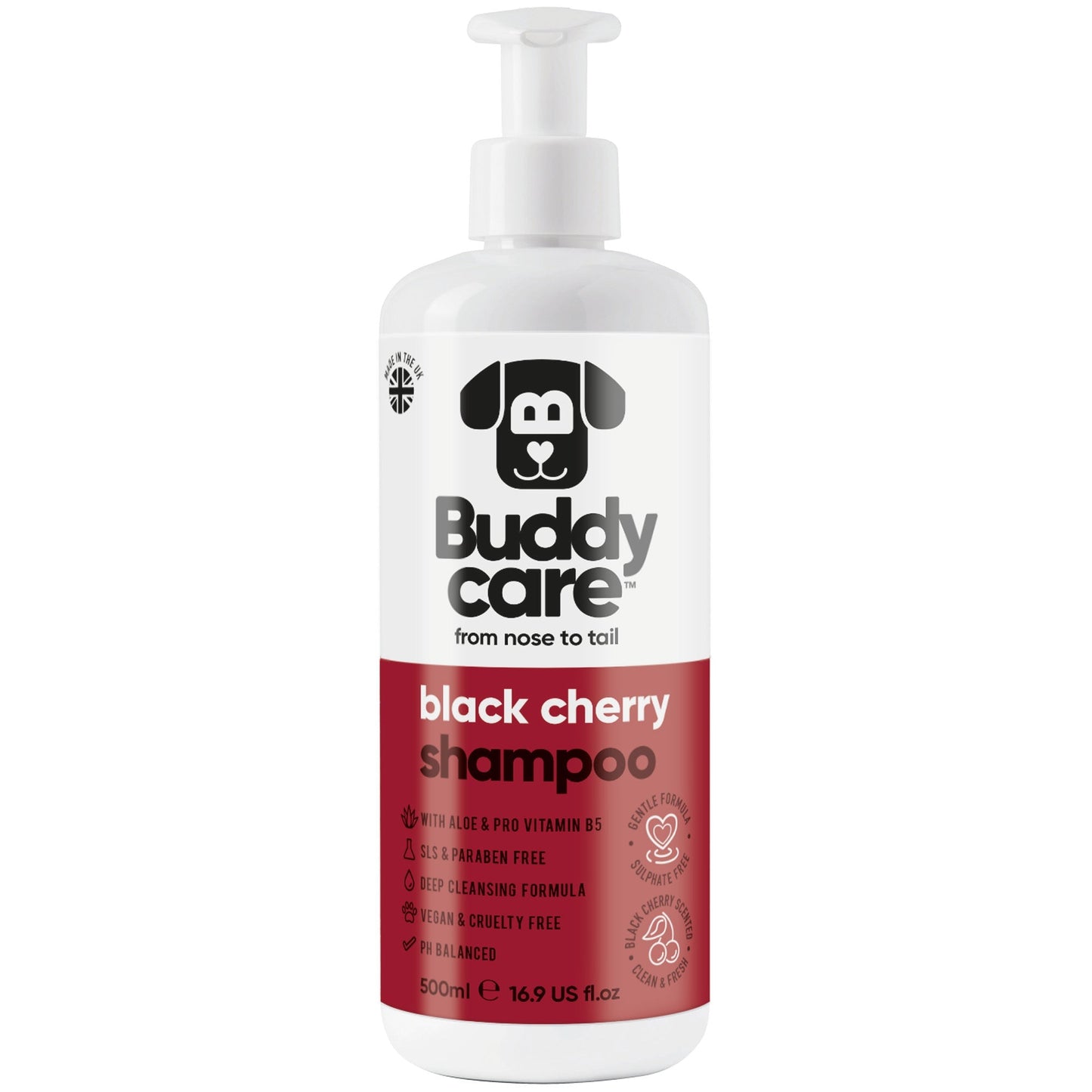 Buddycare Shampoo Black Cherry 500ml
