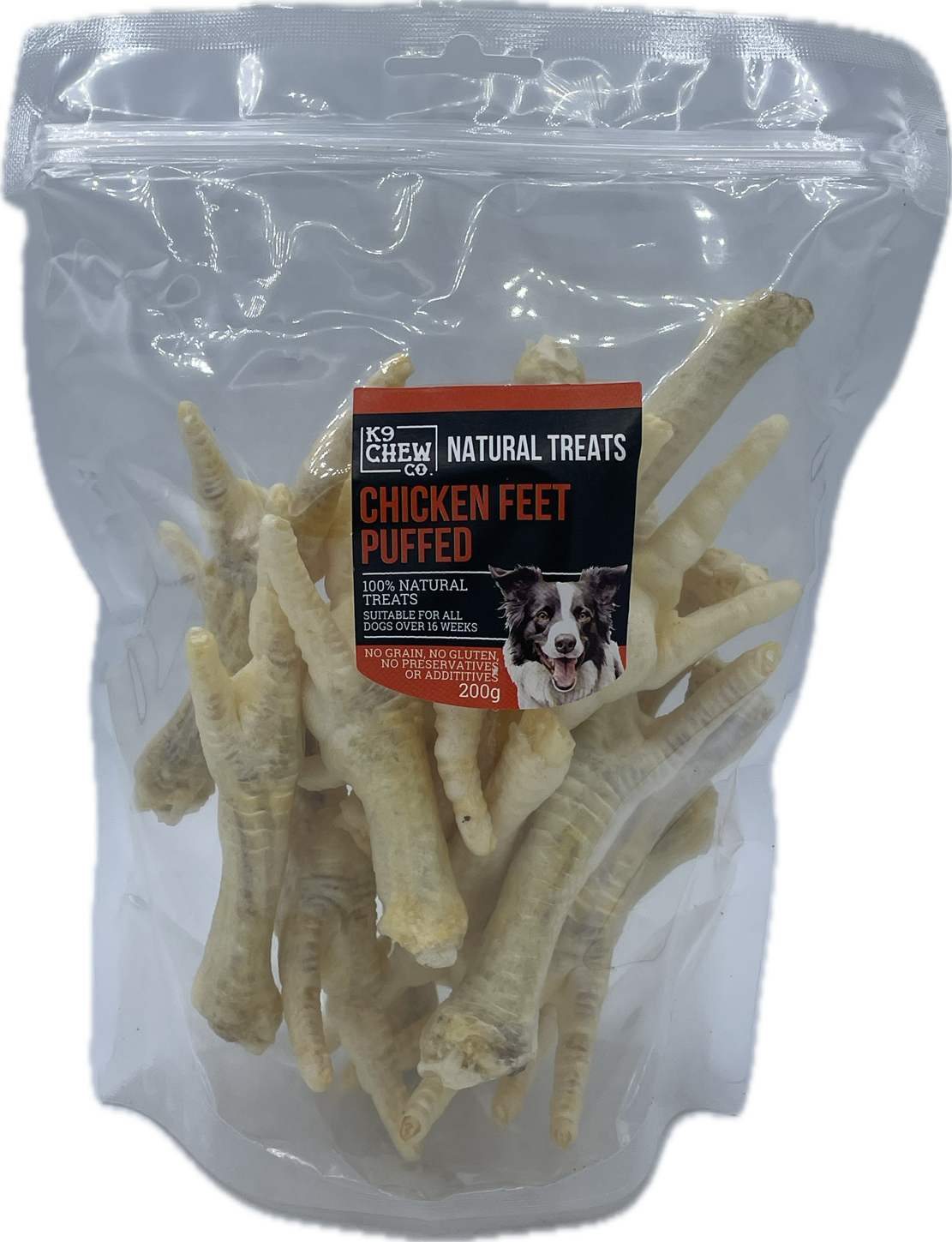 Chicken Feet Puffed 200g
