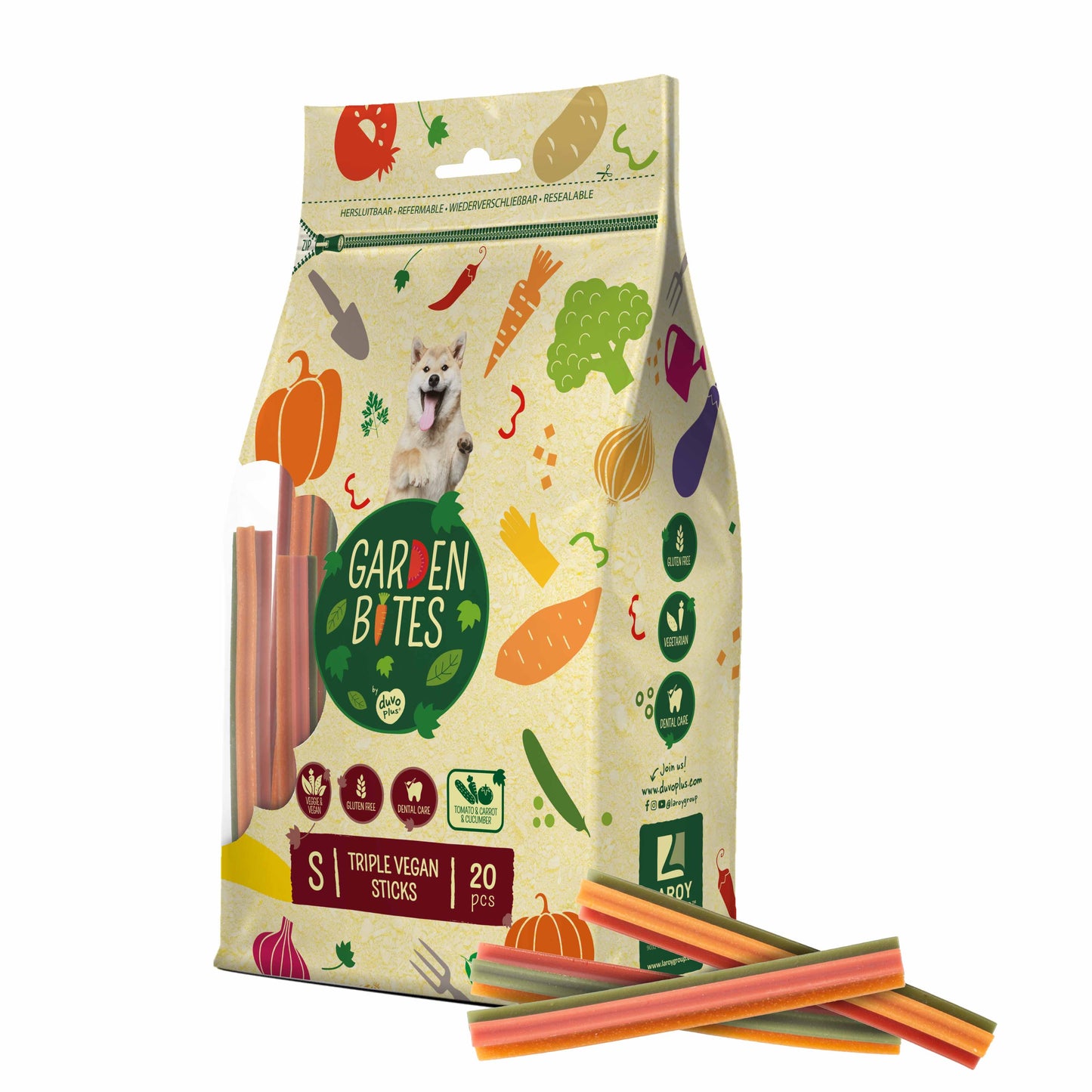 GB Bag Triple Vegan Sticks Small 20 pack
