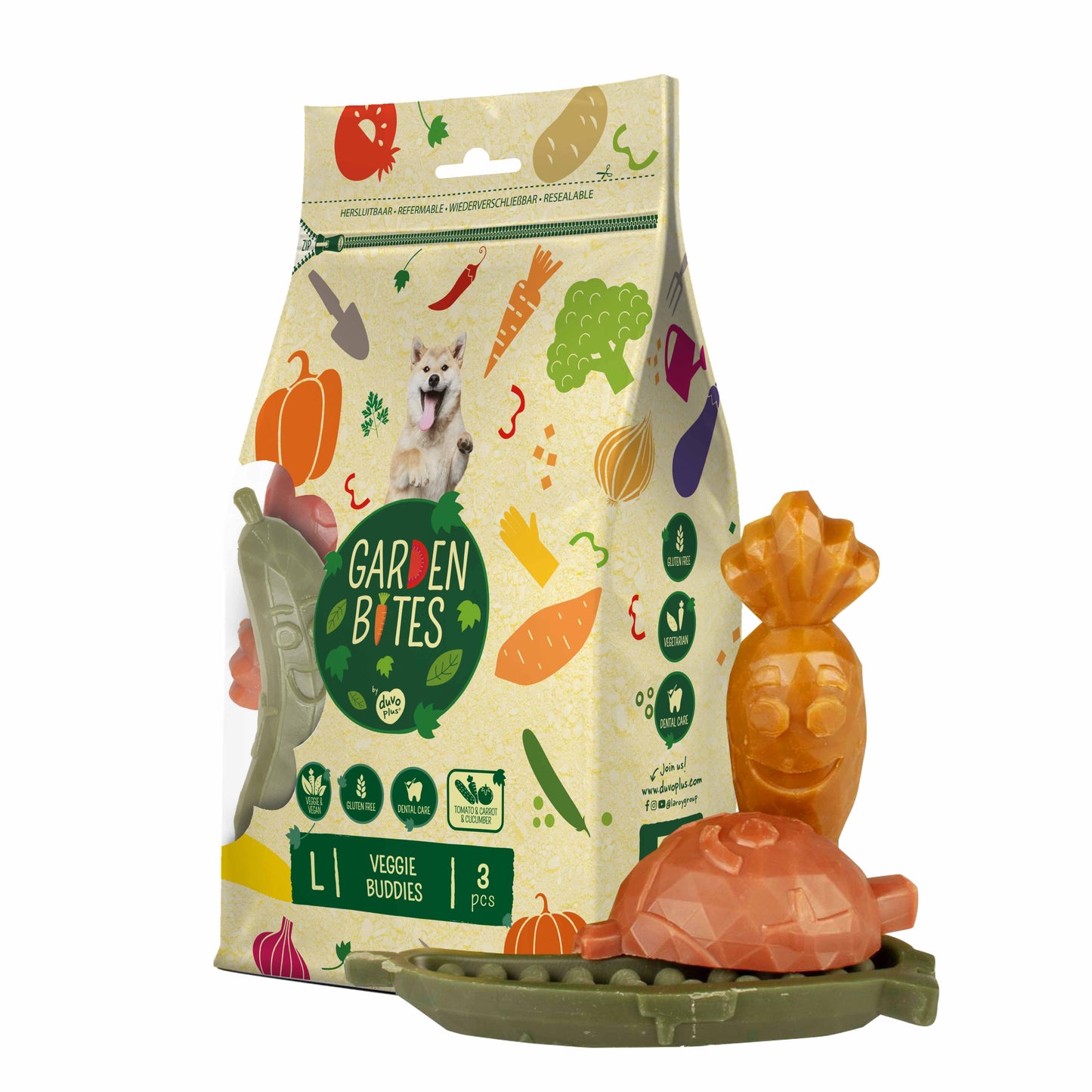 GB Bag Veggie Buddies Large 3 pack