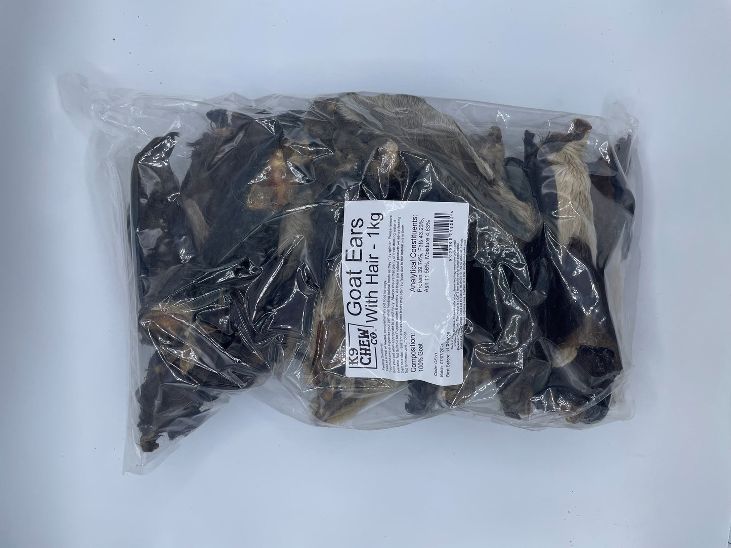 Goat Ears with hair 1kg