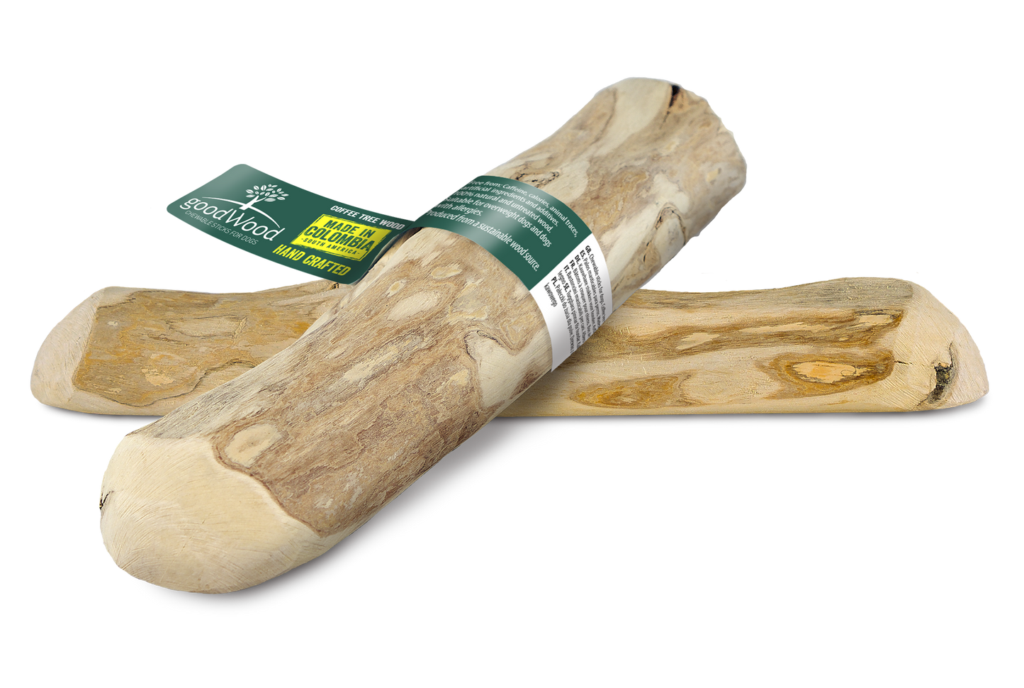 GoodWood Coffee Wood Stick Half Medium