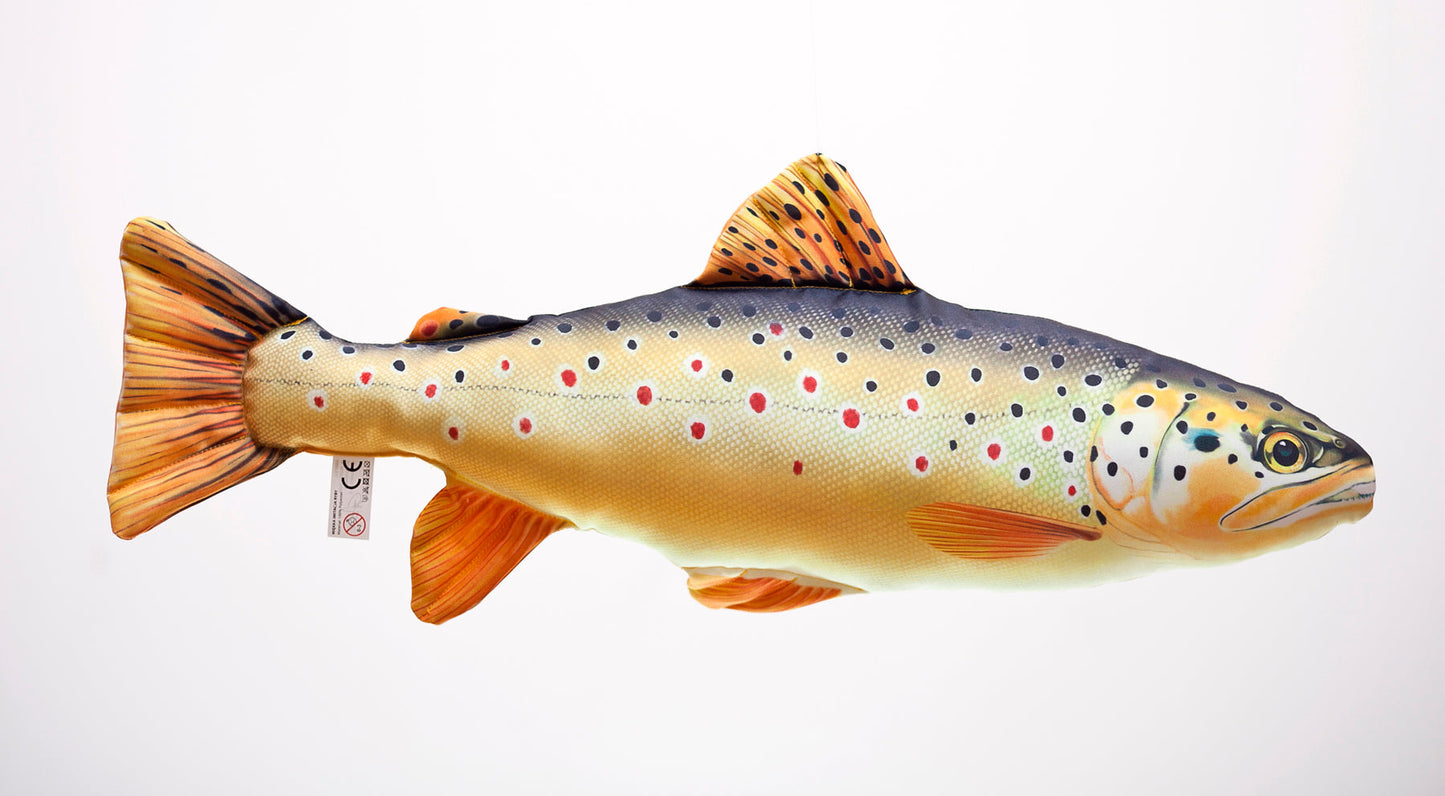 The Brown Trout medium - pillow 62cm