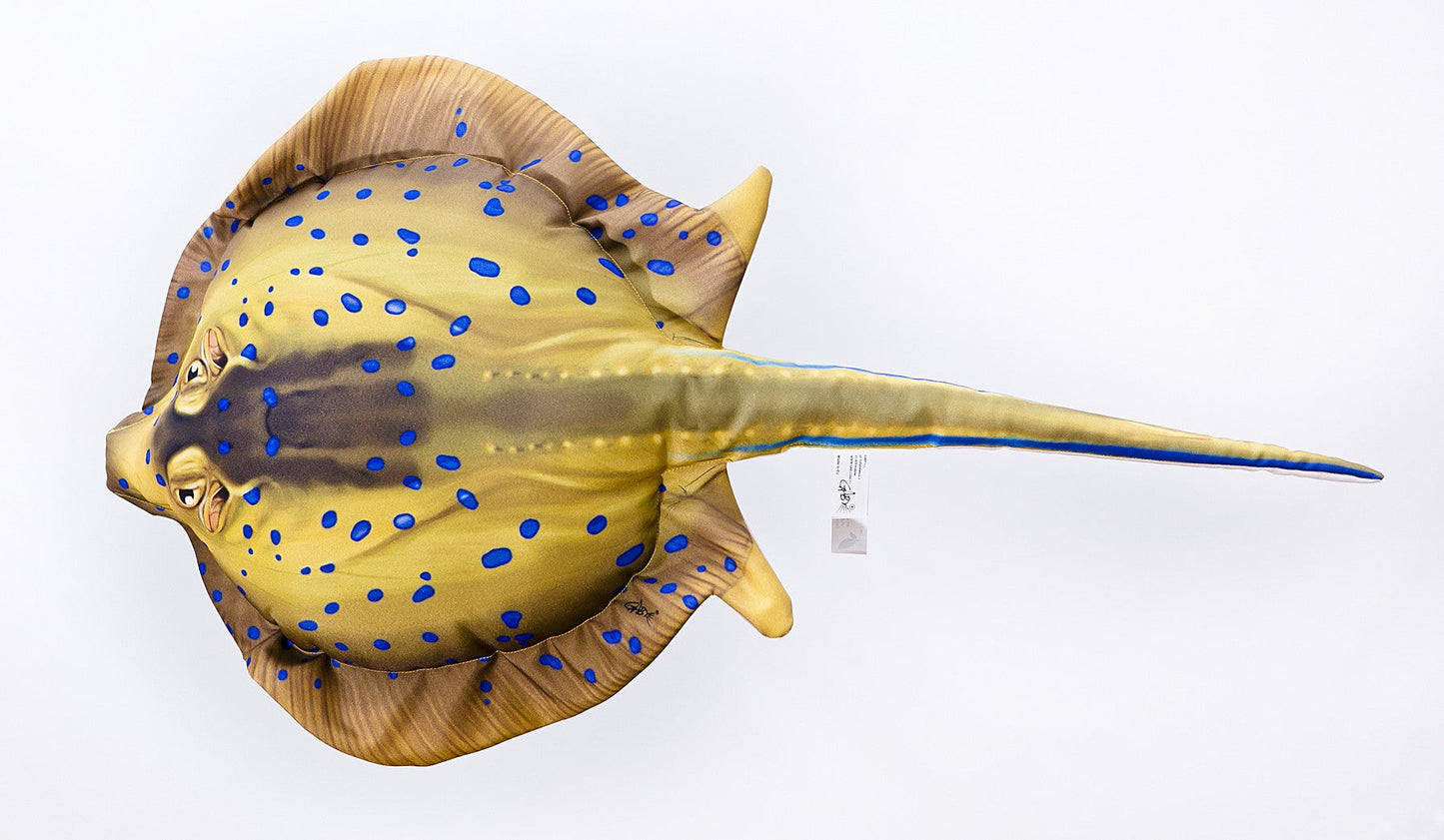 The Bluespotted Stingray mini - pillow 50cm