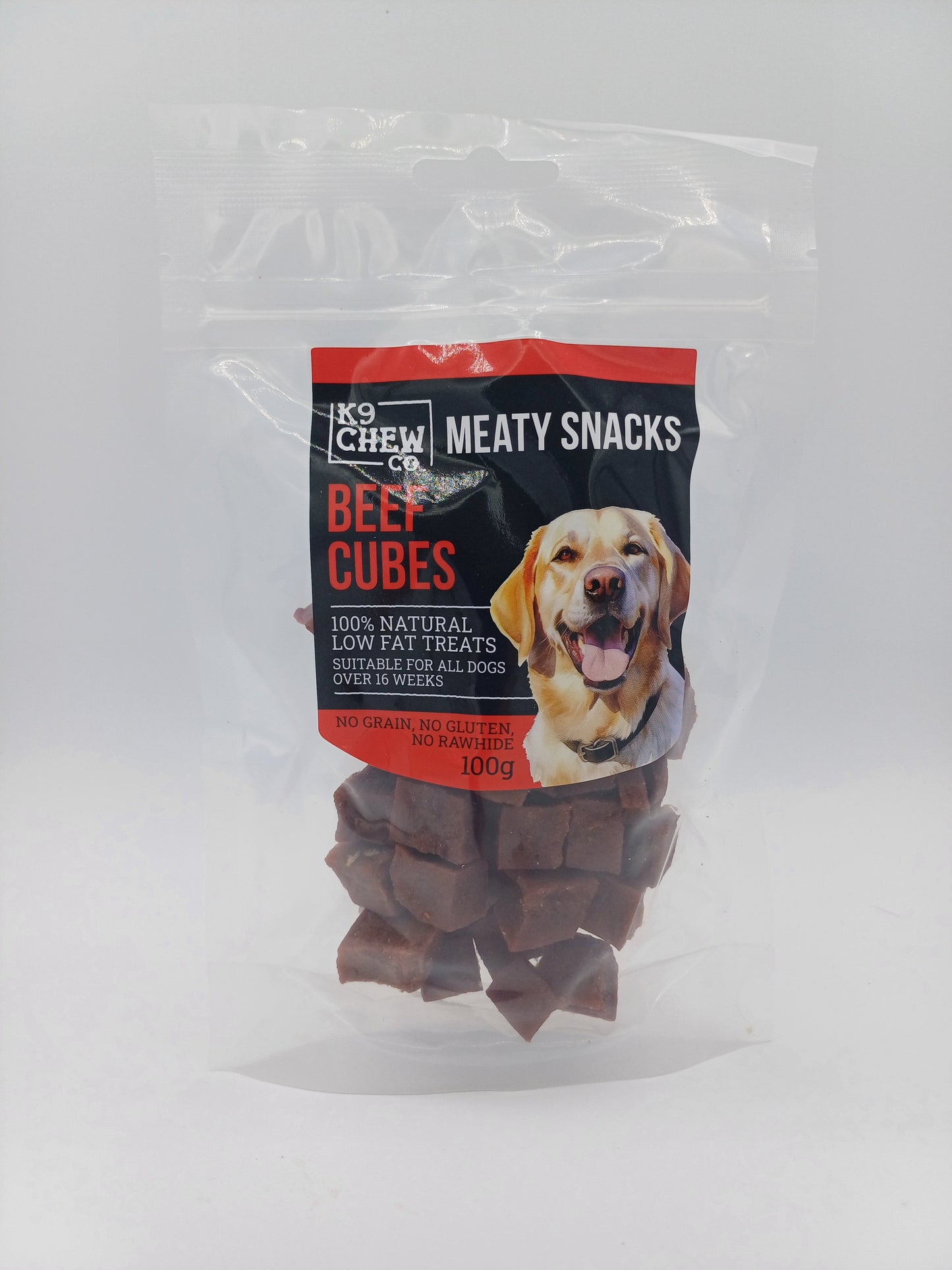 Meaty Snacks Beef Cubes 100g