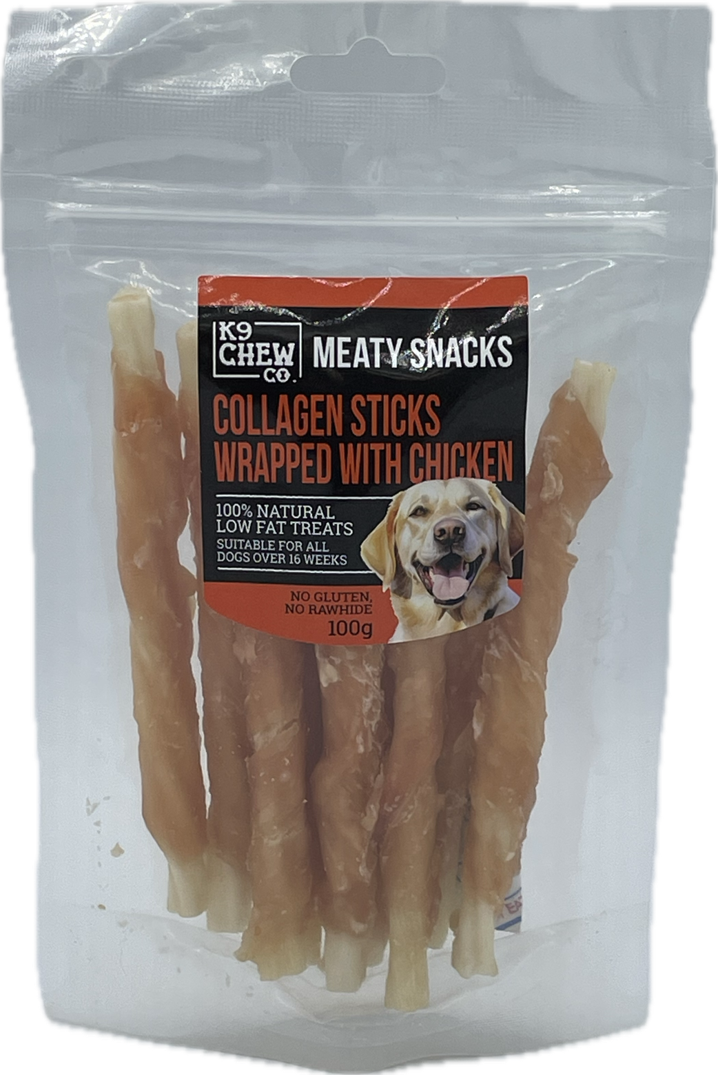 Collagen Wrapped with Chicken stick 5" 100g