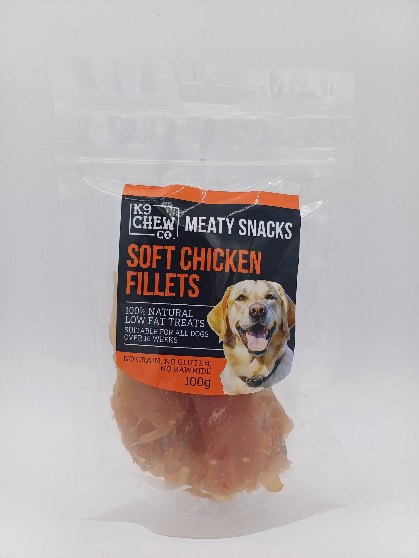 Meaty Snacks Soft Chicken Fillets 100g