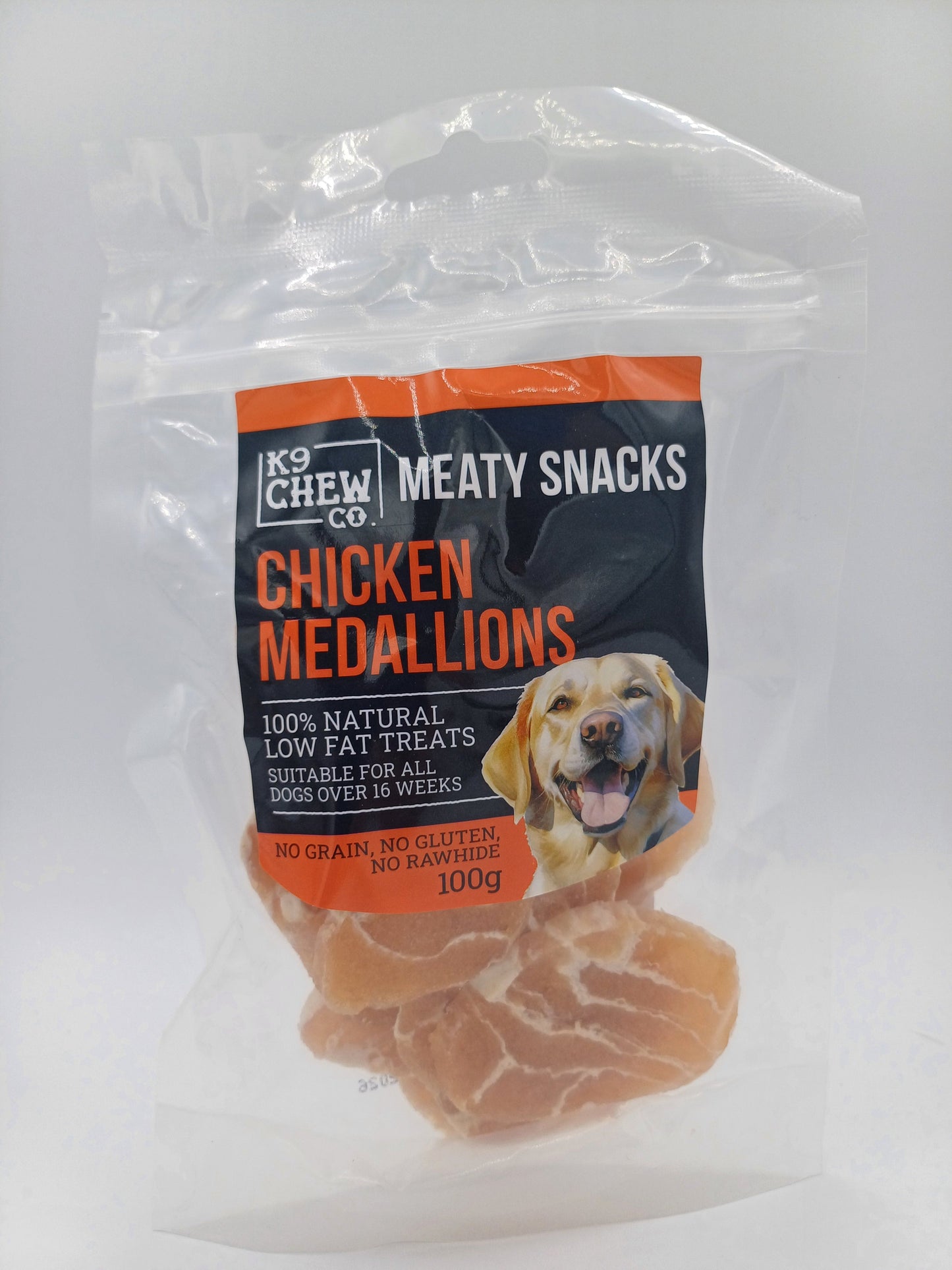 Meaty Snacks Chicken Medallions 100g