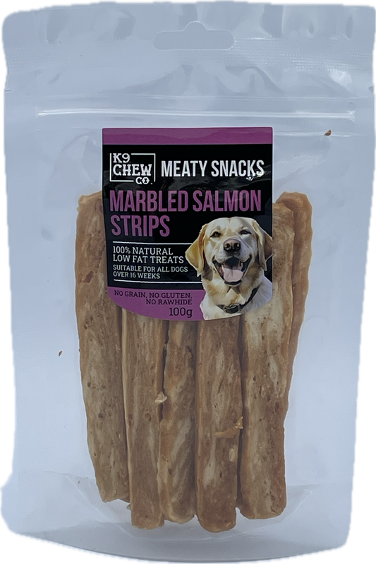 Meaty Snacks Marbled Strips 100g