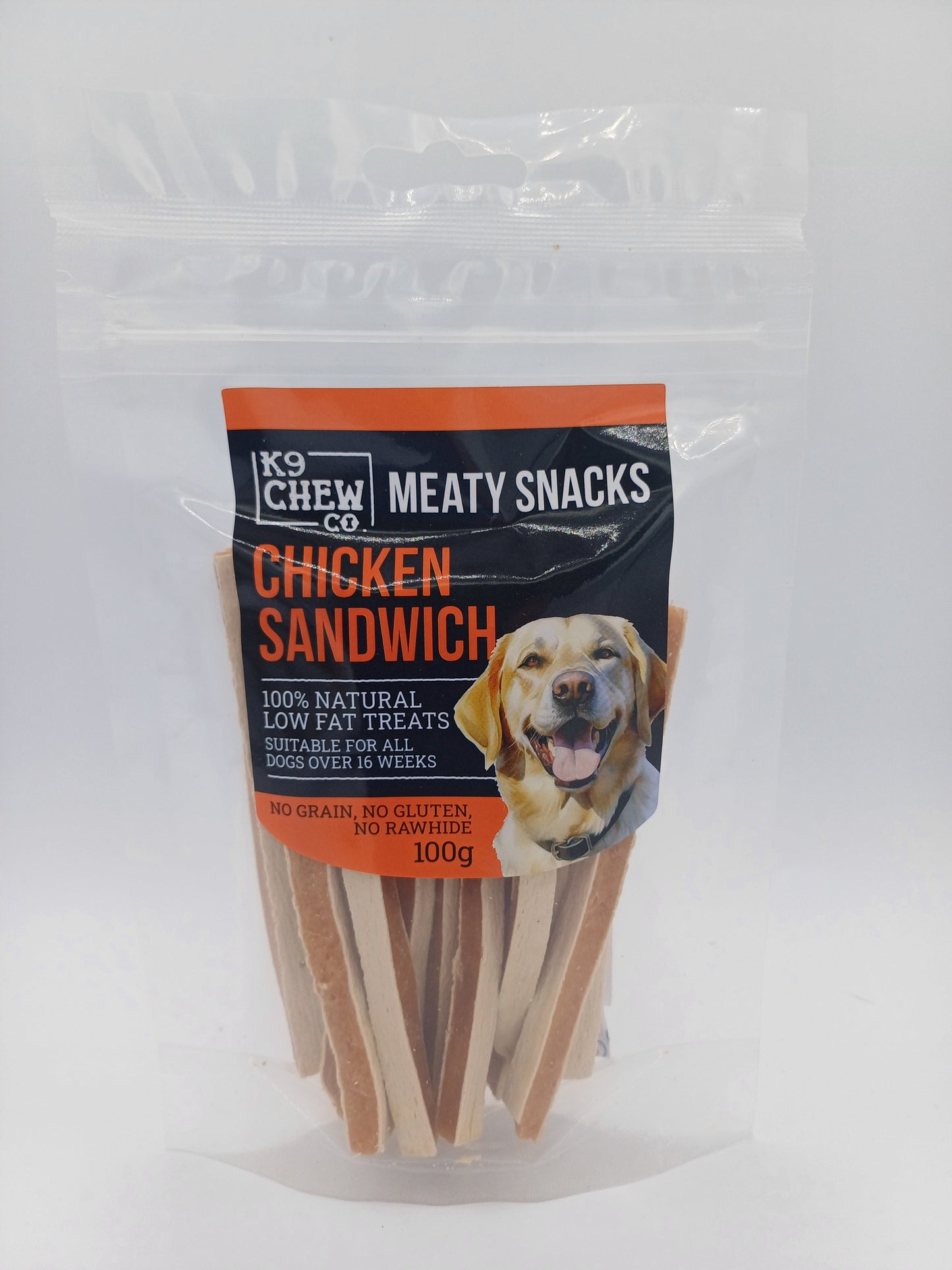 Meaty Snacks Chicken Sandwich 100g