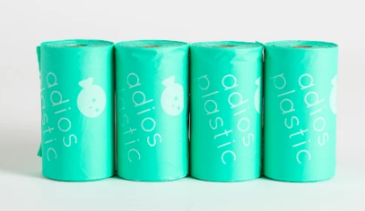 Adios Poo Bags Loose Roll Mint (Box of 28 rolls)