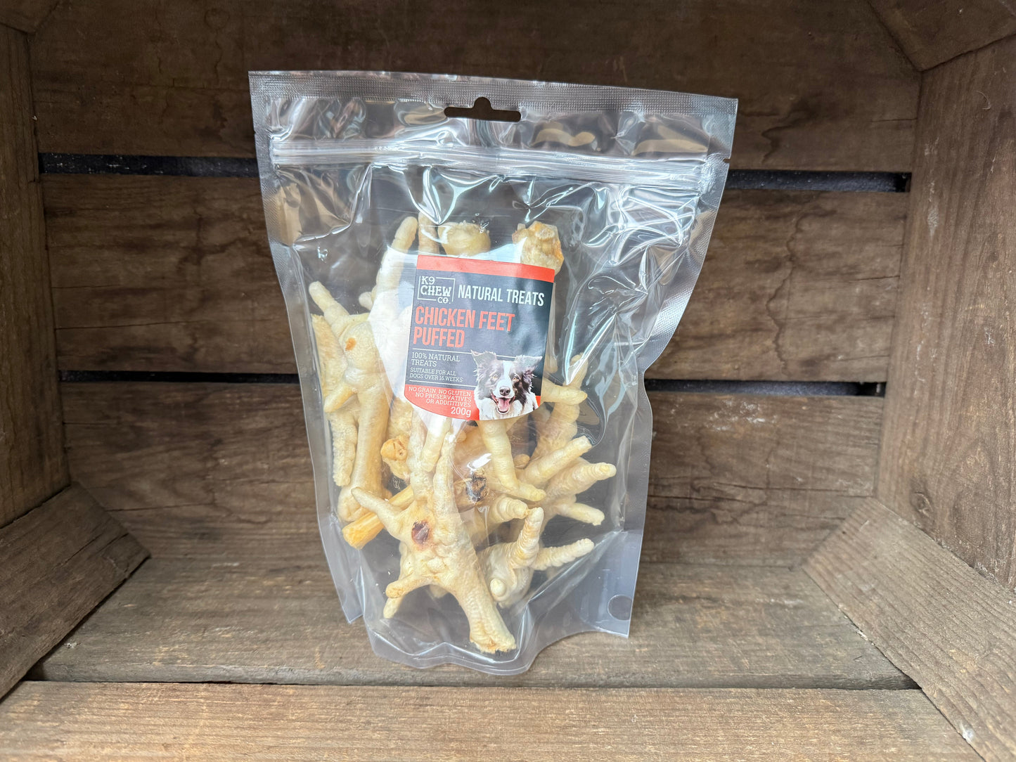 Chicken Feet Puffed 200g