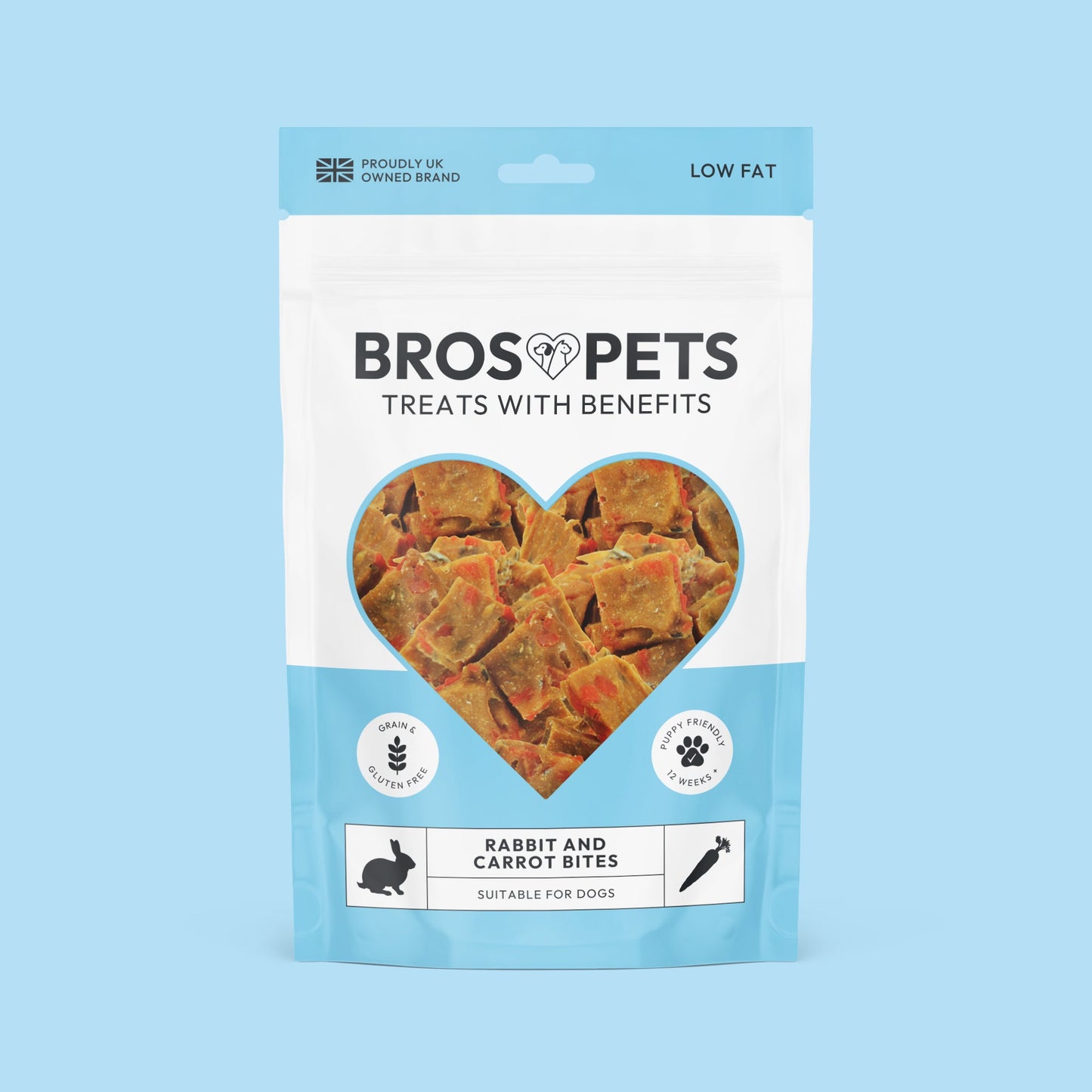 Bros Pets Rabbit and Carrot Bites 100g