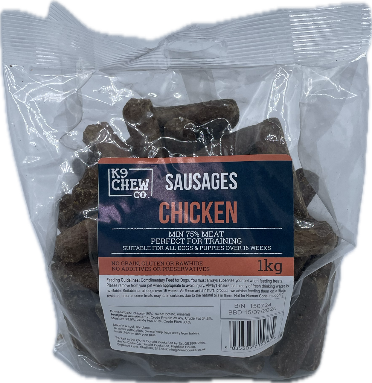 Chicken Sausages SMALL 1kg