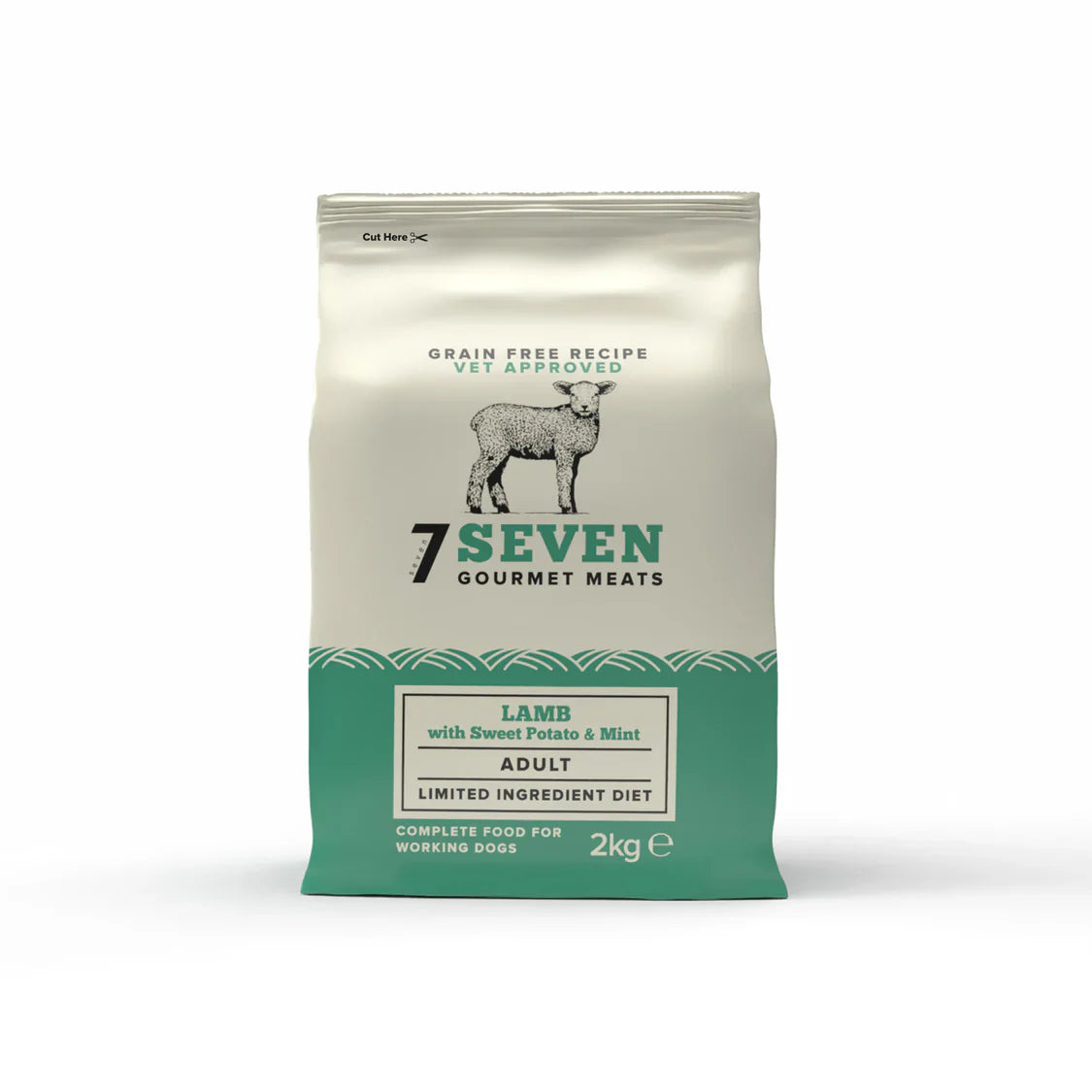 Seven Adult Lamb, Sweet Potato & Mint 2KG