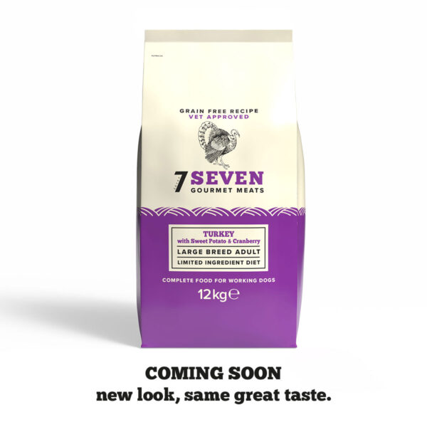 Seven Adult Large Breed Turkey,Sweet Potato/Cranberry 12kg