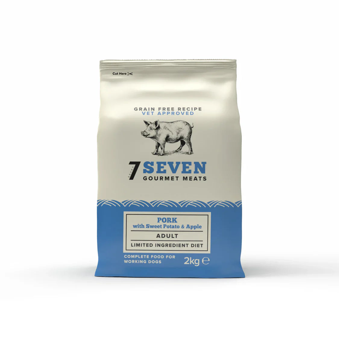 Seven Adult Pork, Sweet Potato & Apple 2KG