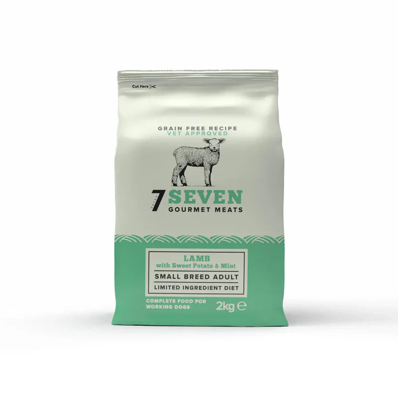 Seven Adult Small Breed Lamb, Sweet Potato & Mint 2KG