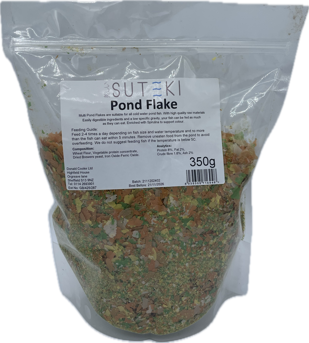 Suteki Pond Flake 350g
