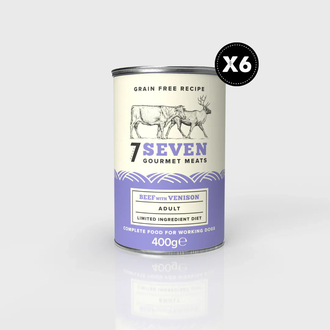 Seven Beef & Venison Can 400g x 6
