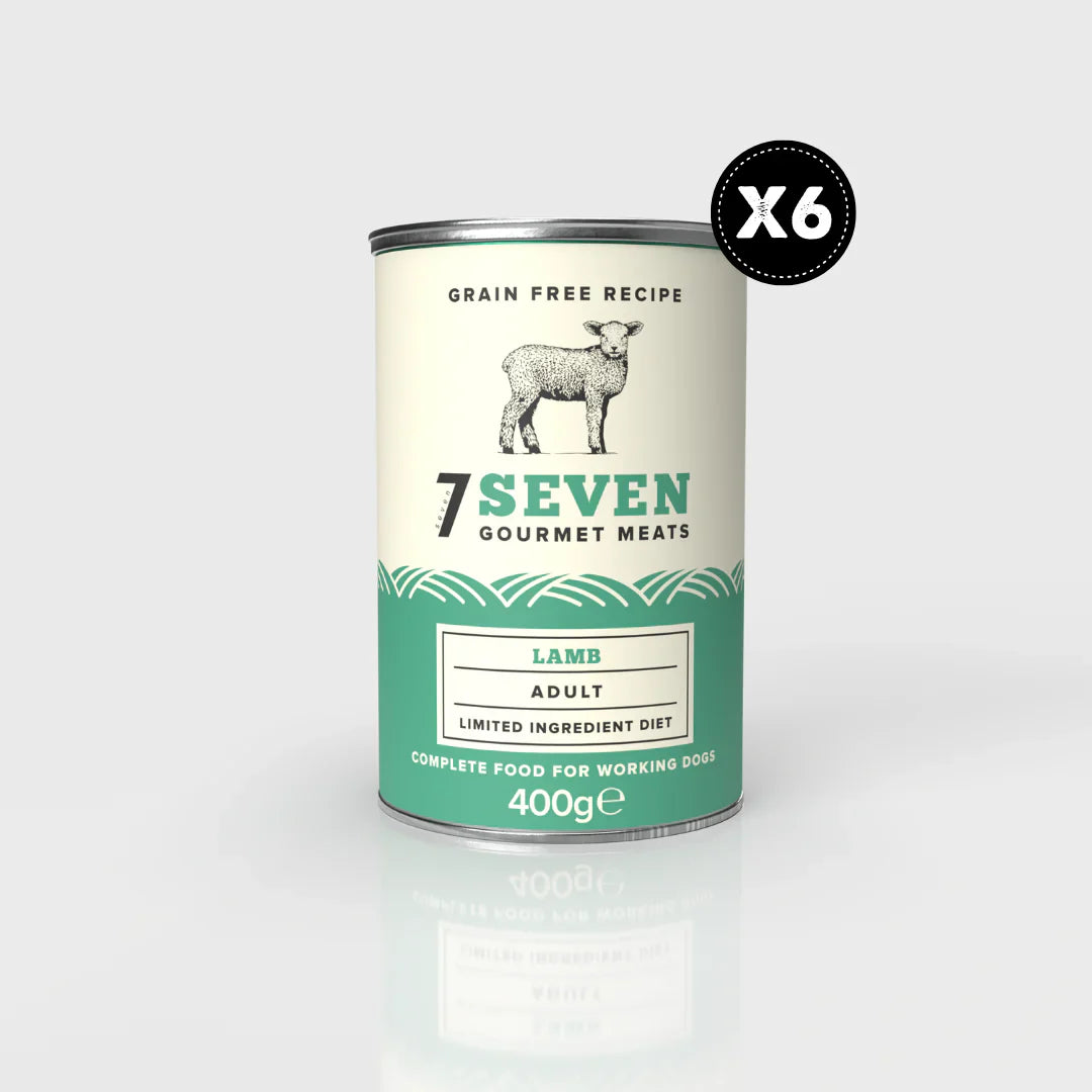Seven Lamb & Mint Can 400G X 6