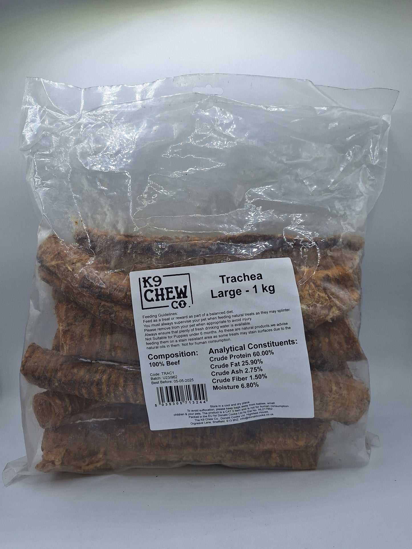 Beef Trachea Large 1kg
