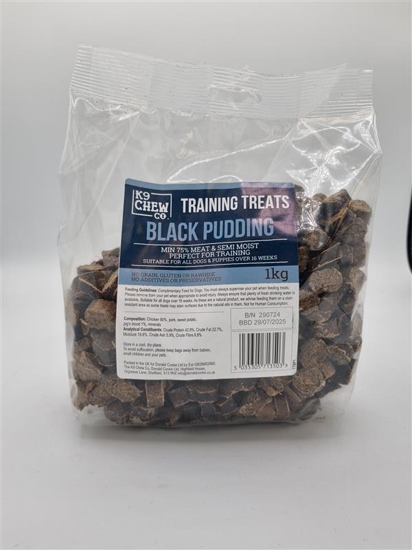 Training Treats Black Pudding 1kg