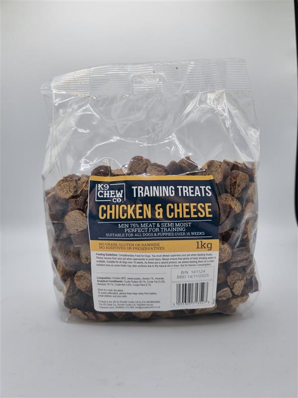 Training Treats Chicken & Cheese 1kg