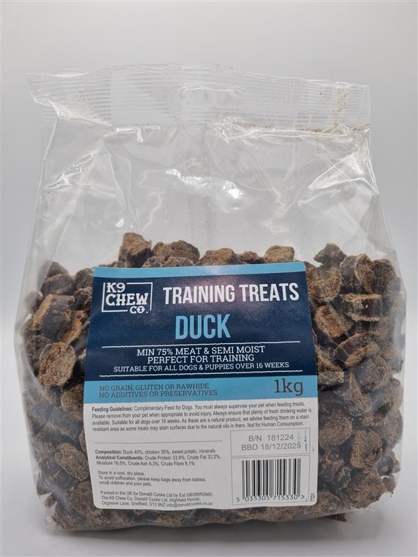 Training Treats Duck 1kg
