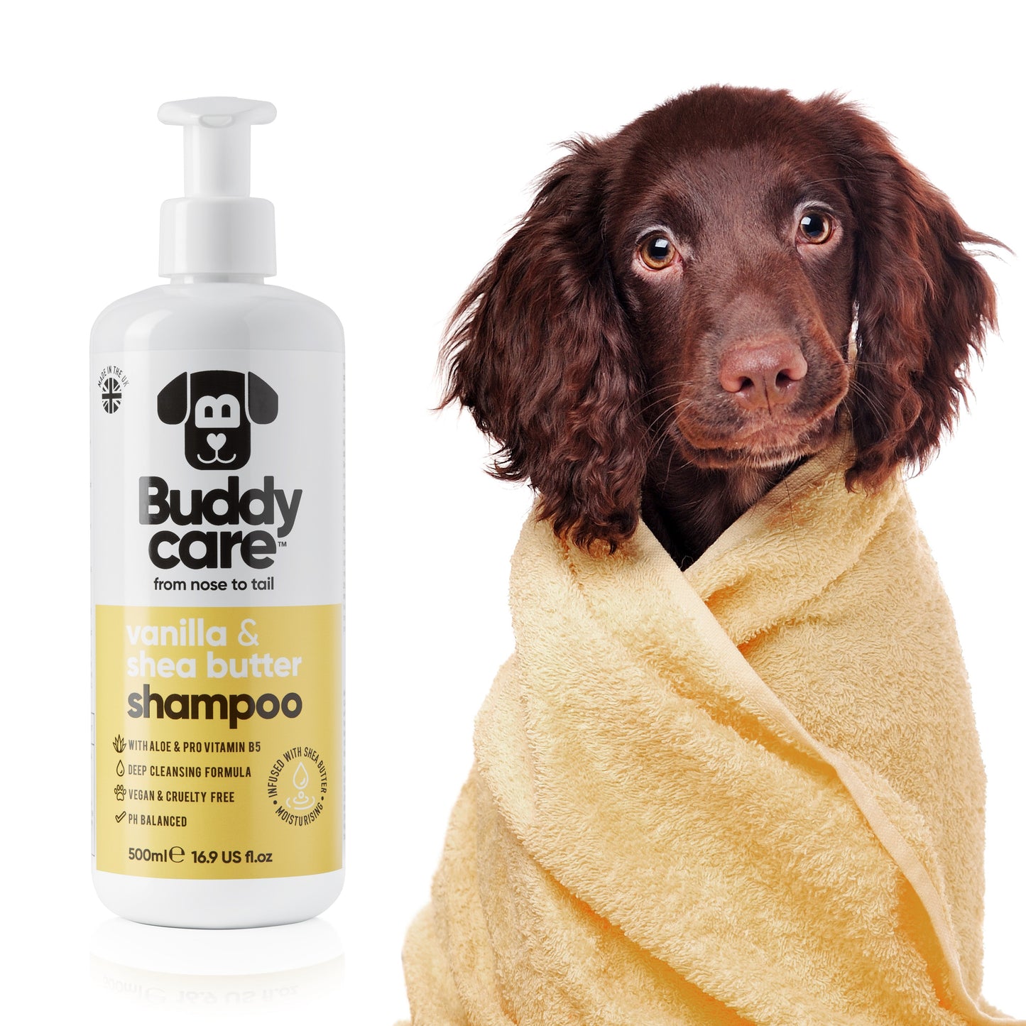 Buddycare Shampoo Vanilla & Shea Butter 500ml