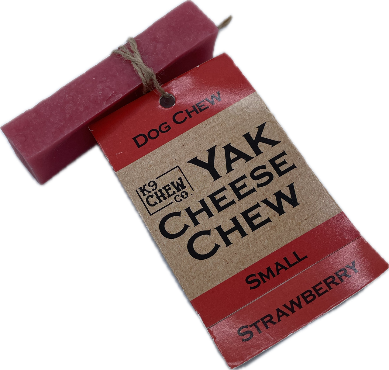 Yak Chew Strawberry 5 pack Small