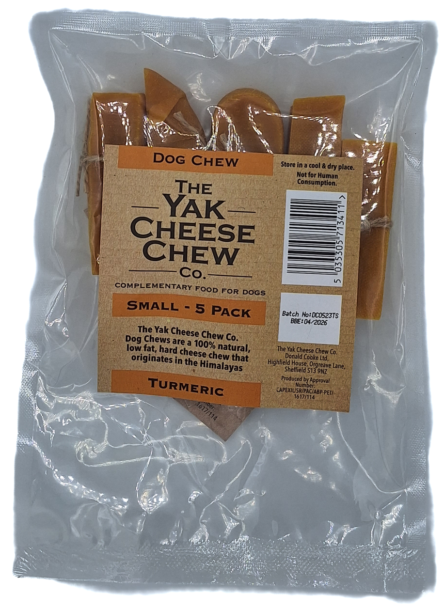 Yak Chew Turmeric 5 Pack Small