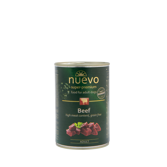 Nuevo Dog Adult Beef 400g 6pack