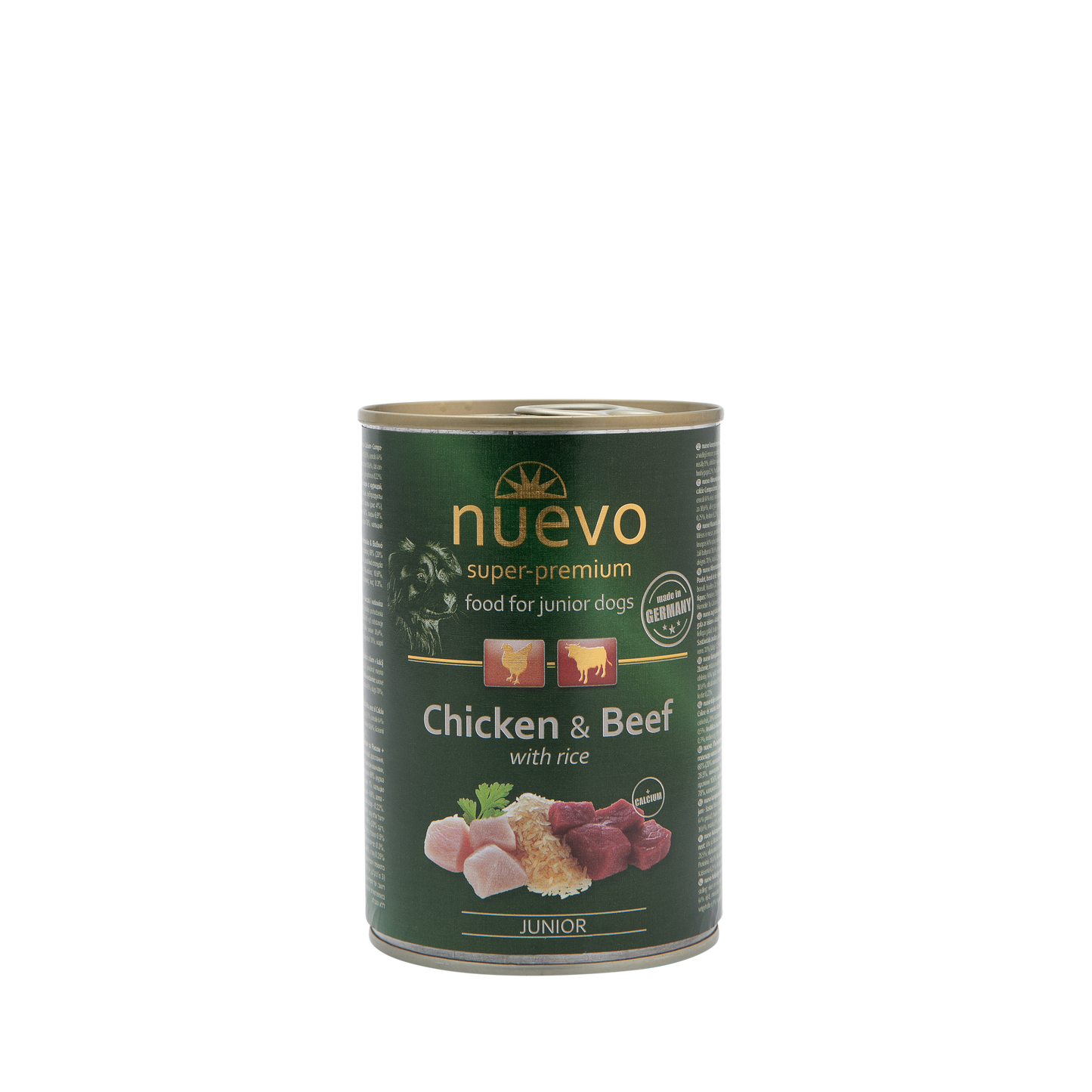 Nuevo Dog Junior Chicken & Beef 400g 6pack