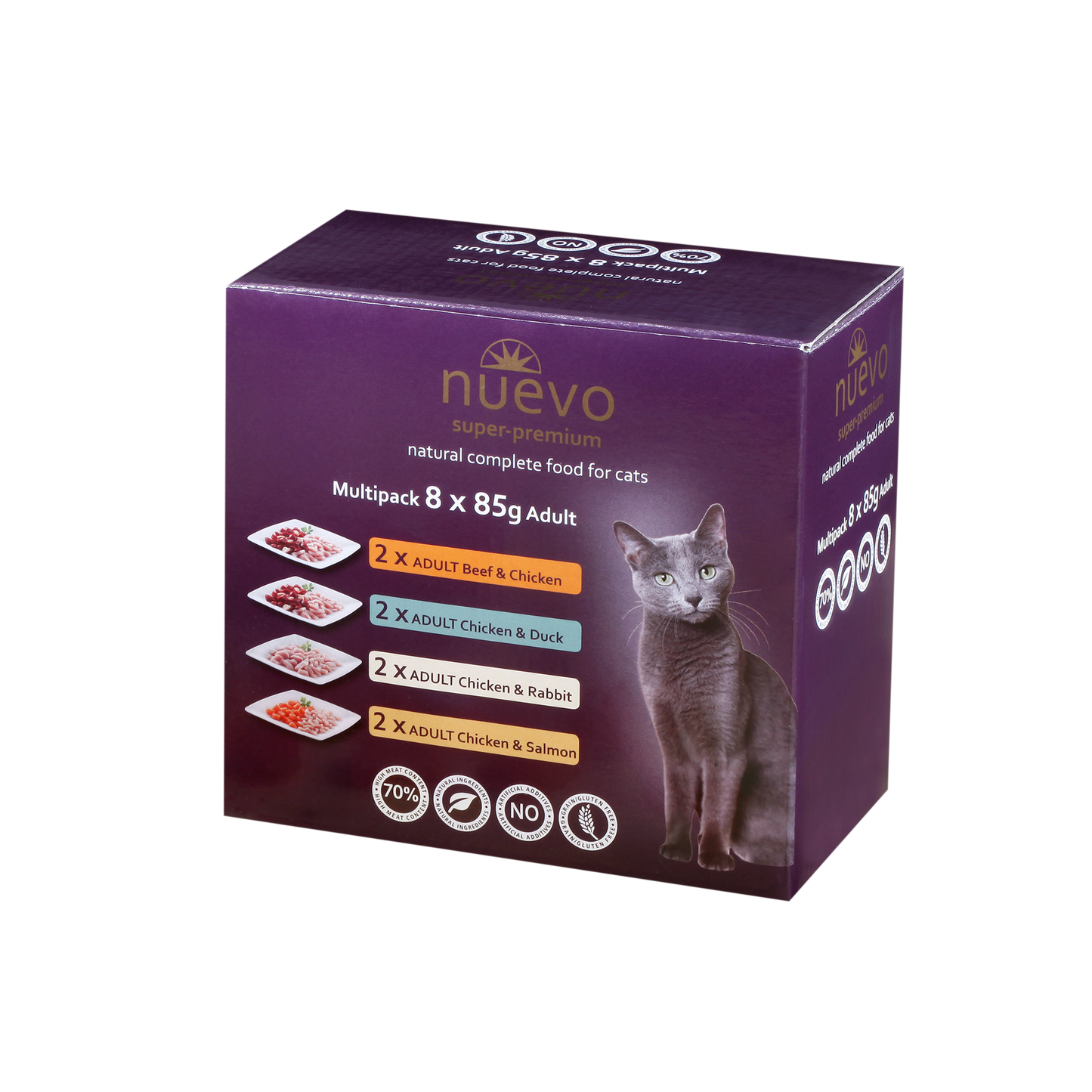 Nuevo Cat Multipack Adult 8 x 85g