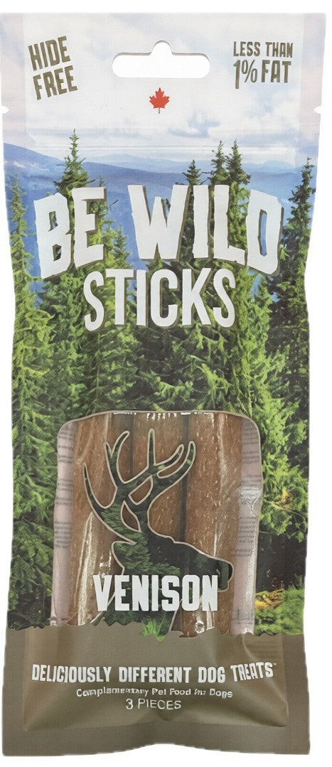 Be Wild - Exotic Sticks Venison 3 pcs