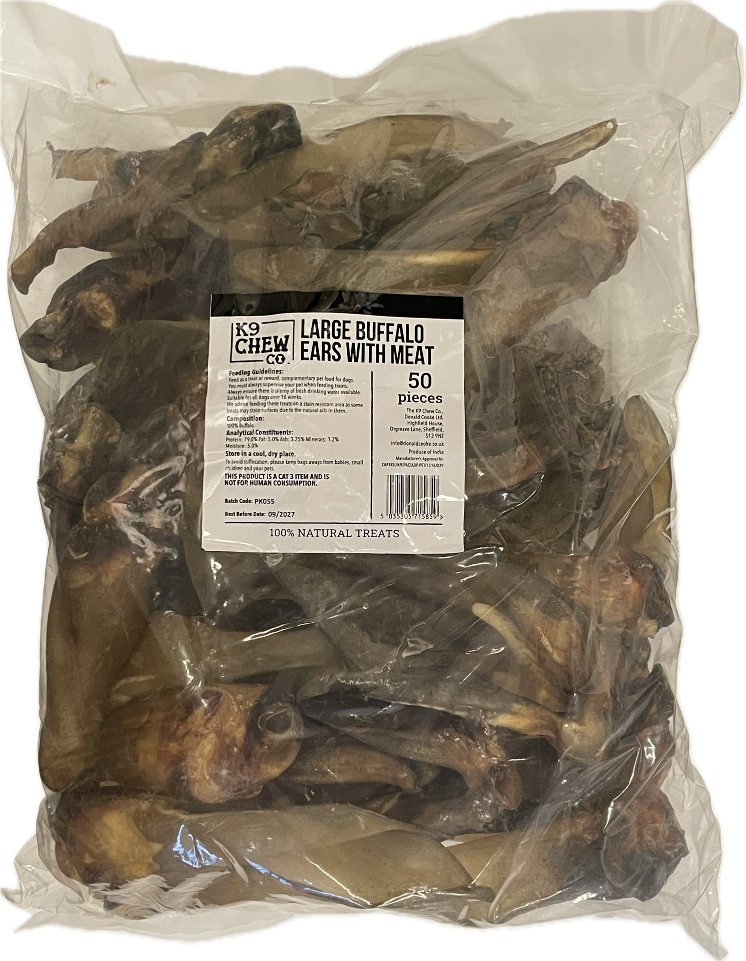 Buffalo Ear with Meat x 60