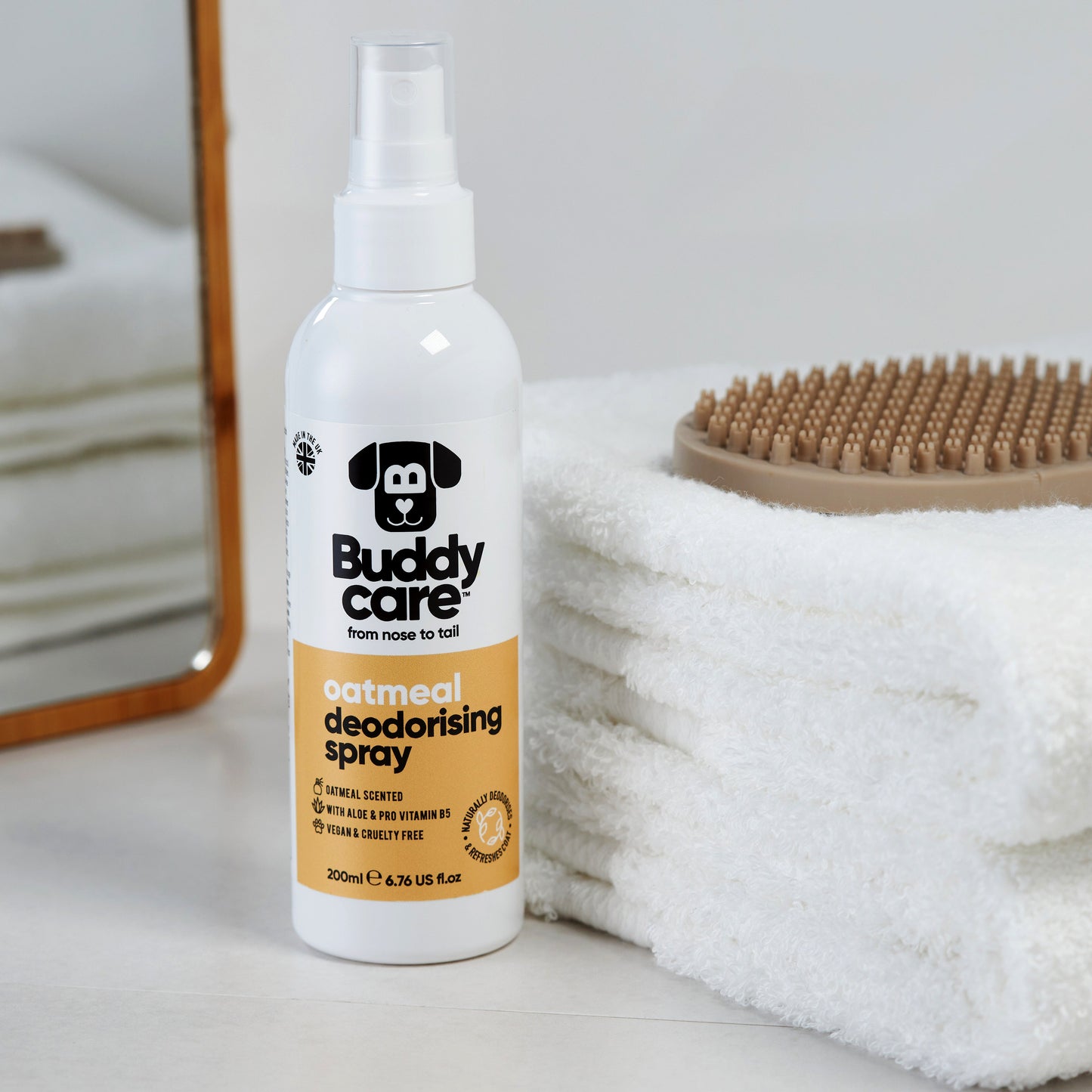 Buddycare Dog Deodorizing Spray Oatmeal 200ml