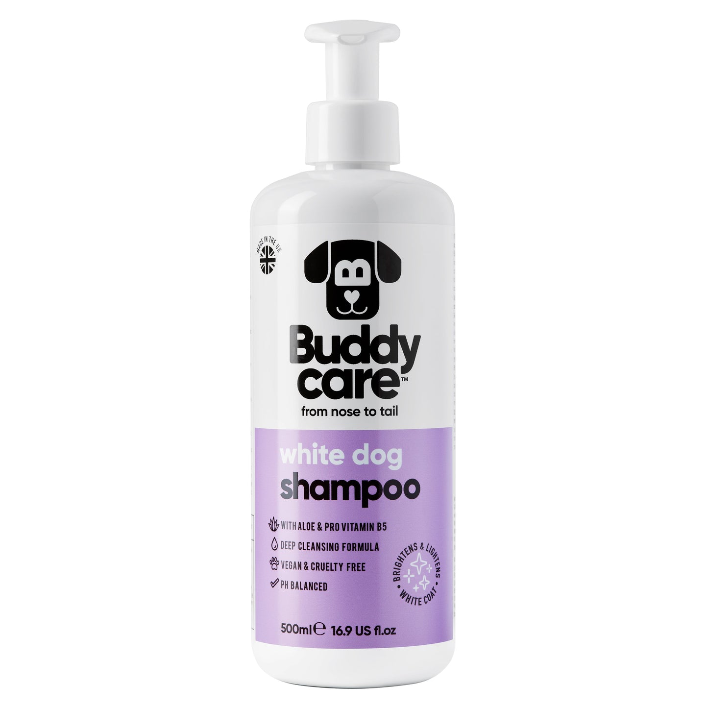 Buddycare Shampoo White Dog 500ml