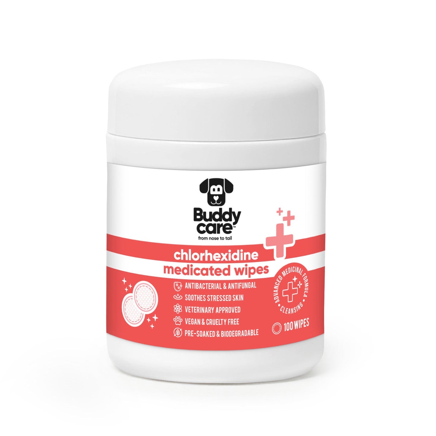 Buddycare Chlorhexidine Wipes 100 pack