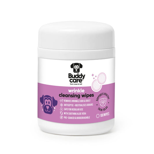 Buddycare Dog Wrinkle Wipes 100 pack