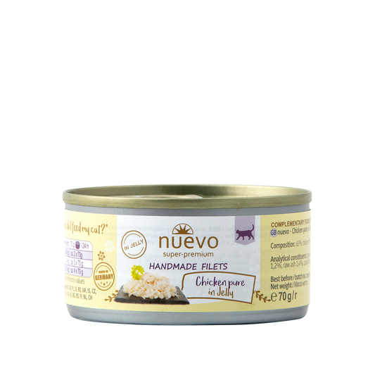 Nuevo Cat Handmade Chicken Filet in JELLY 70g 12pack