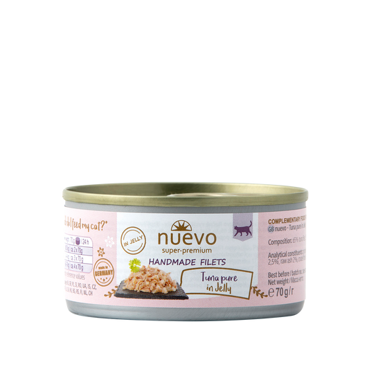 Nuevo Cat Handmade Tuna Filet in JELLY 70g 12pack