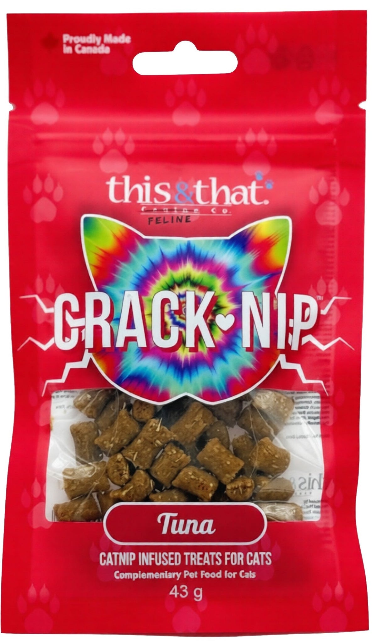 Crack-Nip Catnip Cat Treats Tuna 43g