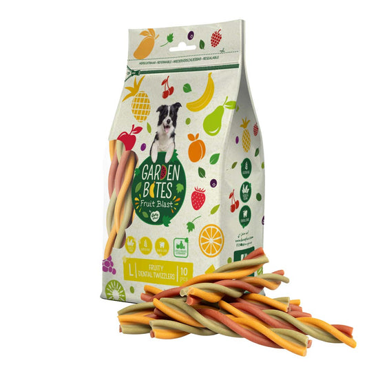 GB Bag Fruity Dental Twizzlers Medium 10 pack (16437)