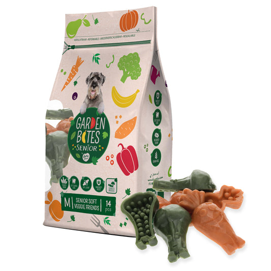 GB Bag Senior Soft Veggie Friends Medium 14 pack